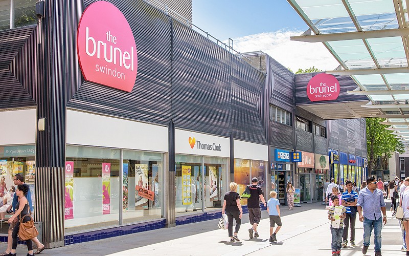 Brunel Shopping Centre, Swindon – FI Real Estate.  Building Consultancy services across 530,000sq.ft of retail space.